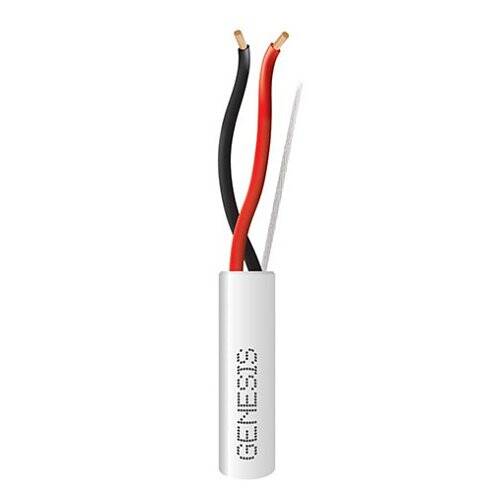 Cable de audio trenzado Genesis 12/2 Audacious Premium, 152 m (500 pies), RealBox, FT4 CMR, blanco (GEN-54776101)