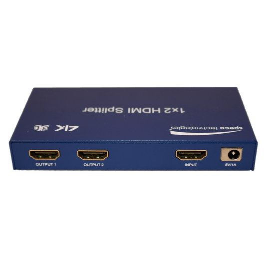 Speco HDMI 1 to 2 Splitter- Up to 4K (SPE-HD2SPL2)