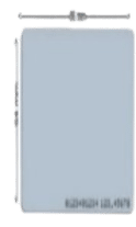 Zkteco HID compatible 125 KHz Thin Prox Cards (ZK-HID-PROX-CARD-THIN)