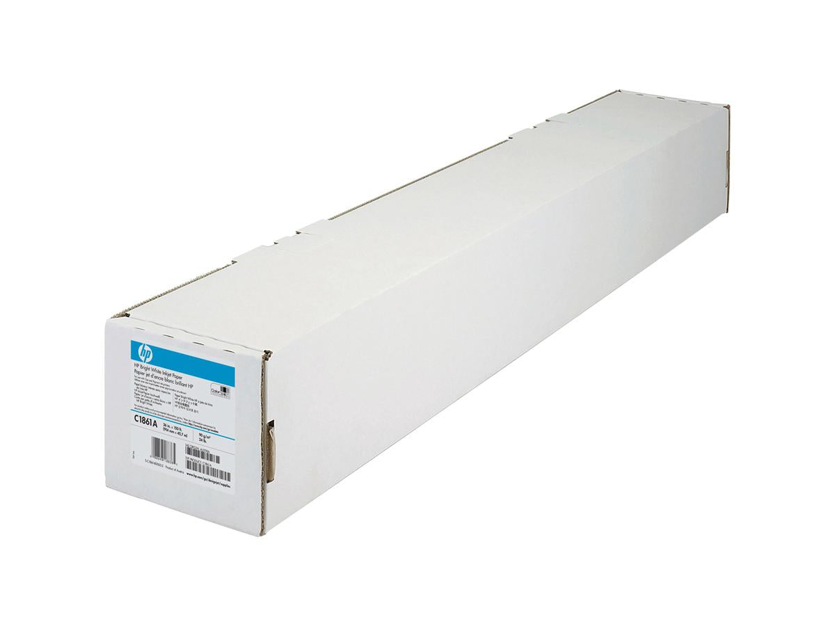 Papier jet d'encre blanc brillant HP 36 po x 150 pi