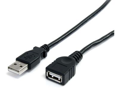 Startech.Com 3 Ft Black Usb 2.0 Extension Cable A To A - M/F - 3 F