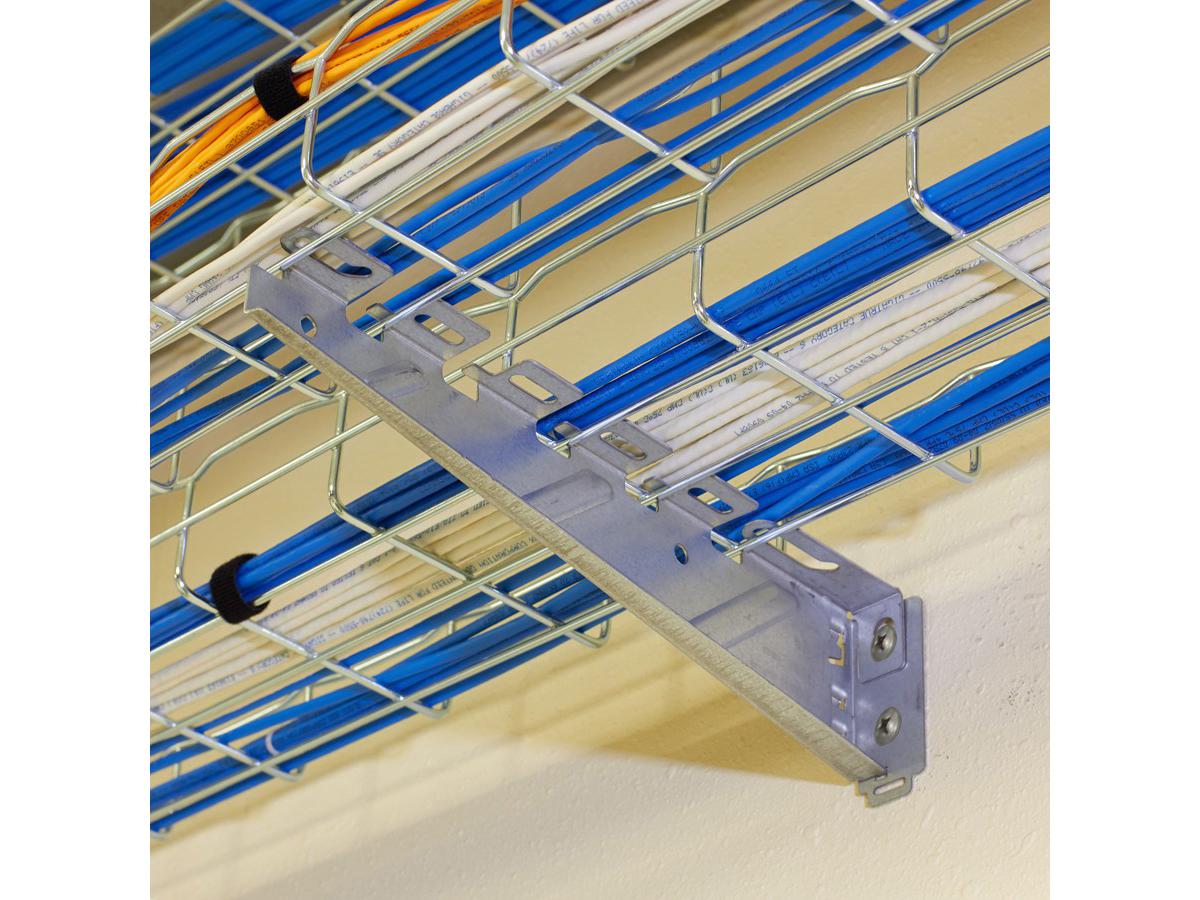 Soporte de pared para bandeja de cables Basketpac de Black Box Corp 8