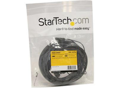 Câble VGA haute résolution de 15 pieds avec audio