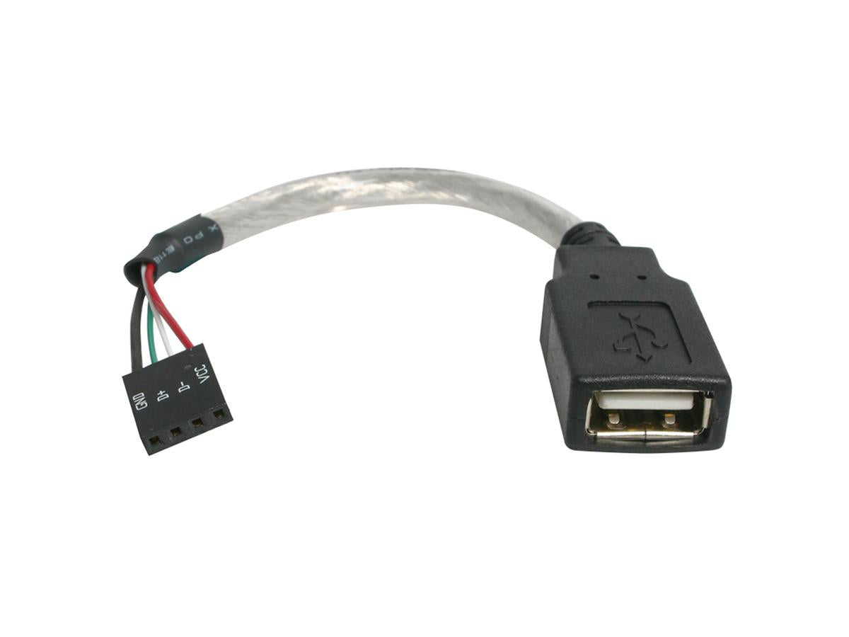 Startech.Com 6In Usb 2.0 A To Usb 4 Pin To Motherboard Header Adap