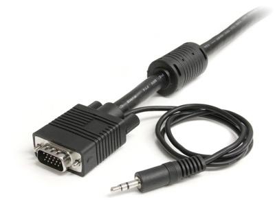 Cable VGA para monitor de alta resolución de 6 pies con audio