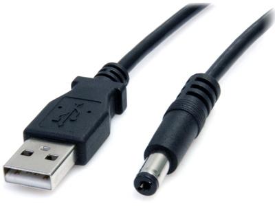 Startech.Com 2M Usb To Type M Barrel Cable - Usb To 5.5Mm 5V Dc Ca