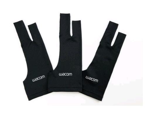 Lot de 3 gants de dessin Wacom