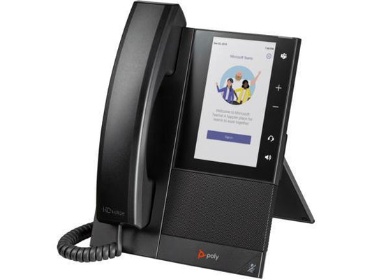 Téléphone multimédia professionnel HP Poly CCX 500 pour Microsoft Teams et PoE-E