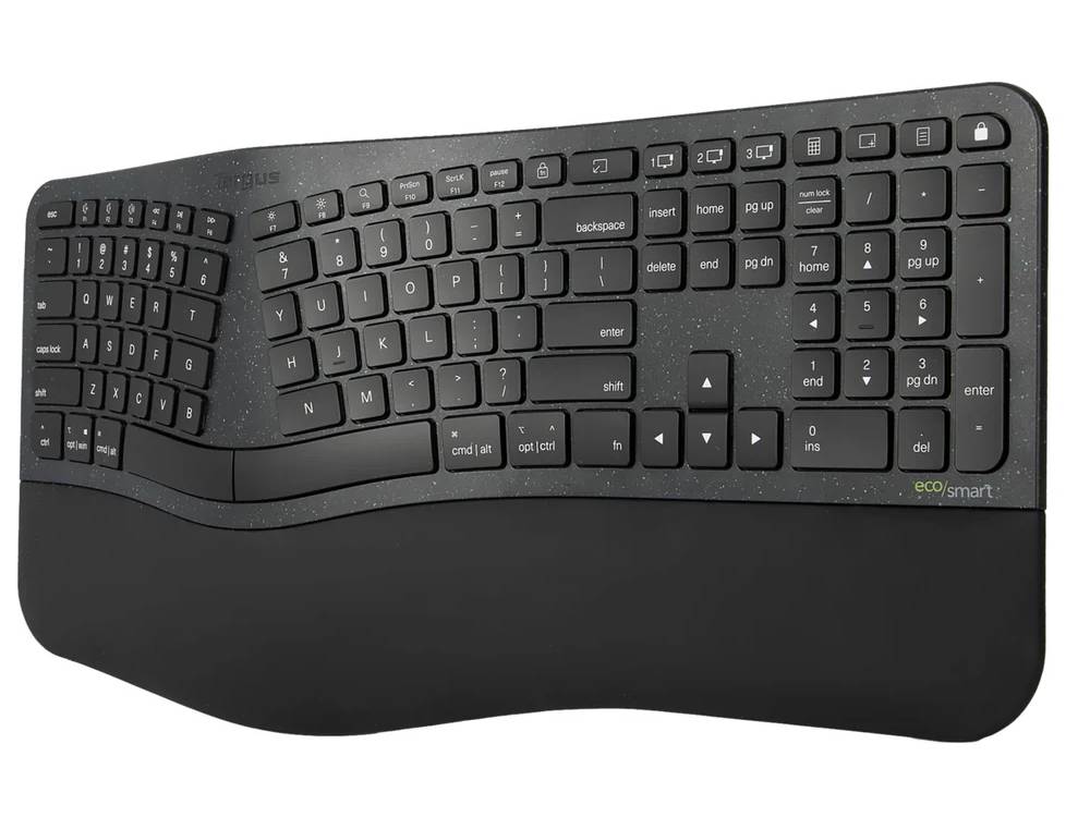 Targus Wireless-Ergonomic Ecosmart Antimicrobial Keyboard