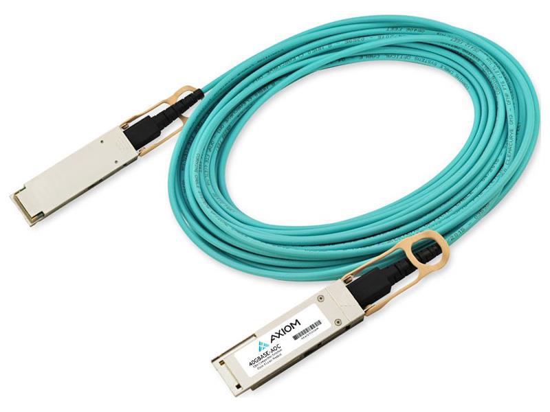 Câble optique actif Axiom 40Gbase-AOC QSFP+ compatible Ruckus 5 m