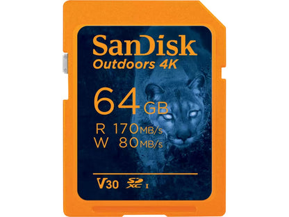 Sandisk Outdoors - Flash Memory Card - 64 Gb - Sdxc Uhs-I
