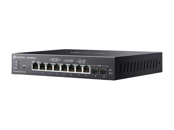 Commutateur intelligent Omada 8 ports 2,5 Gbase-T et 2 ports 10 Ge SFPplus de Tp-Link