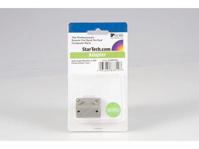 Startech.Com Right Angle Db9 To Db9 Serial Cable Adapter Type 1 -