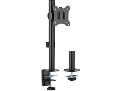 Support de poteau pour écran simple Rocstor Ergoreach Ep3, pince en C et œillet