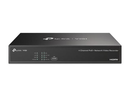 Grabador de vídeo en red PoE de 4 canales Tp-Link - Disco duro de 2 TB integrado