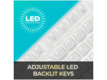 Adesso Akb-680Uw - Multi-Os Illuminated Mechanical Keyboard With C