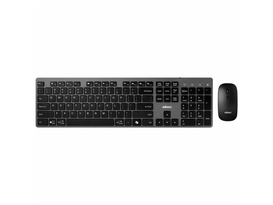 Adesso Multi Os Wireless Scissor Switch Desktop Keyboard And Mouse