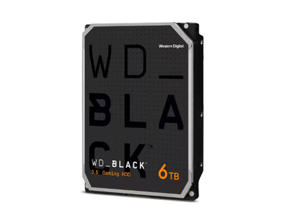 Disque dur Western Digital WD Black Gaming 6 To SATA 7 200 tr/min 256 Mo 3,5 pouces