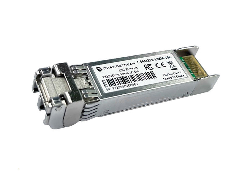 Módulo de fibra SFP+ Grandstream (monomodo, longitud de onda de 1310 Nm, 10