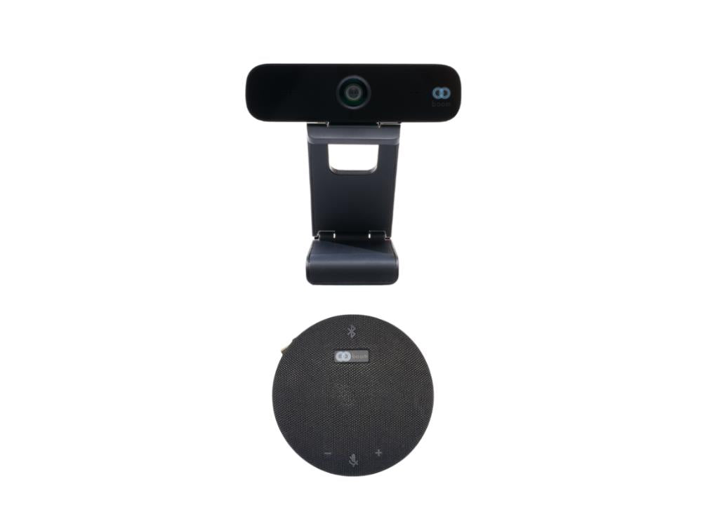 Complete Bundle For Hybrid Work: Boom Mini Webcam And Giro Speaker