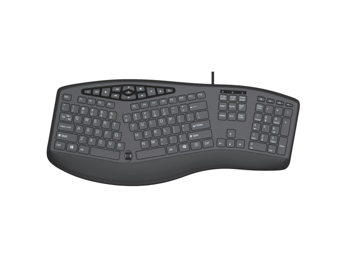 Teclado ergonómico de escritorio francocanadiense Adesso