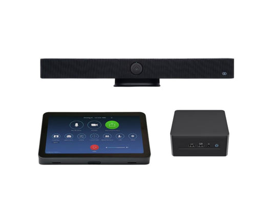 Complete Zoom Room Kit For Medium Rooms: Aura 4K Video Bar, Capo I