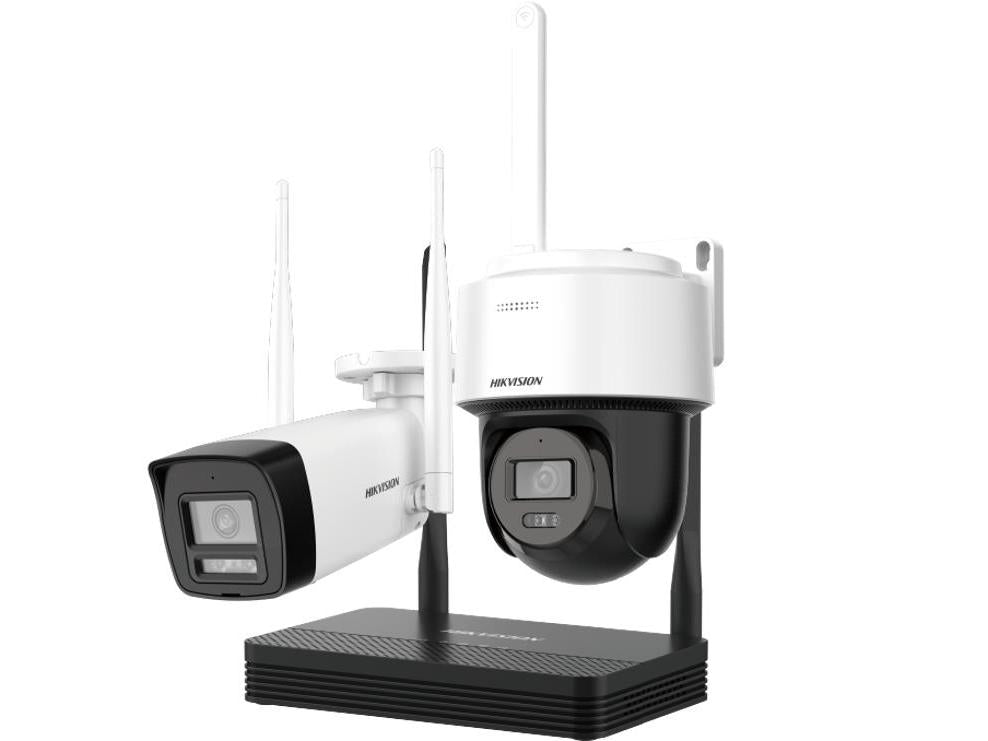 Entrada de cámara Hikvision de 4 canales, almacenamiento en tarjeta Micro SD de hasta 512 GB