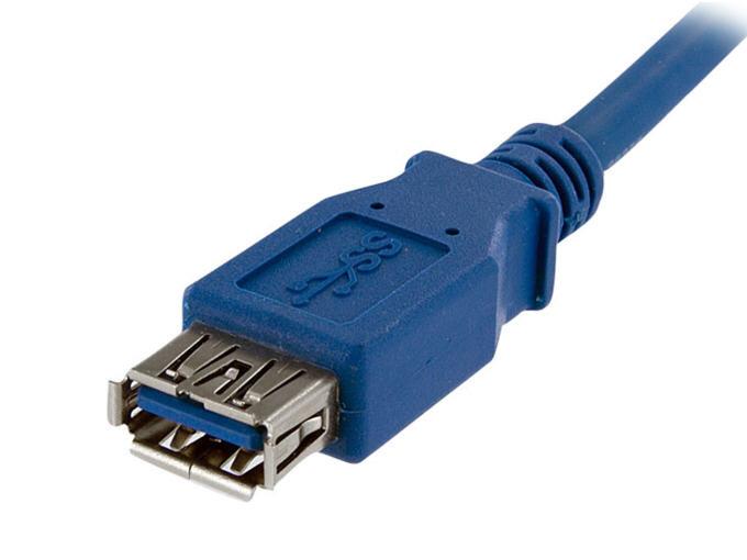 Startech.Com 1M Blue Superspeed Usb 3.0 Extension Cable A To A - M