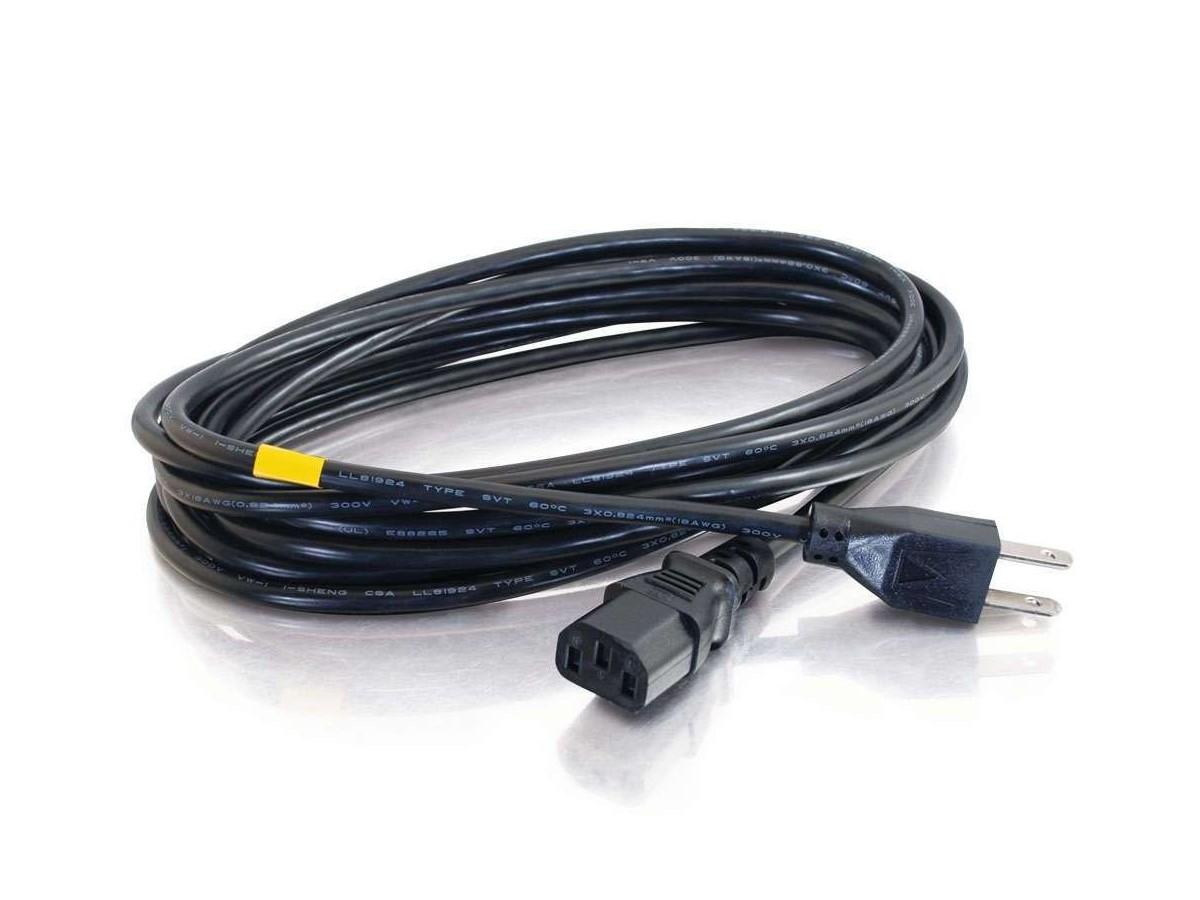 Cordon d'alimentation C2G 6 pi - 18 AWG - Nema 5-15P vers IEC320C13 - Ordinateur P
