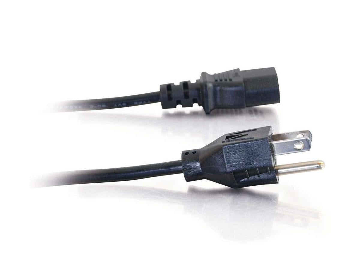 Cordon d'alimentation C2G 6 pi - 18 AWG - Nema 5-15P vers IEC320C13 - Ordinateur P