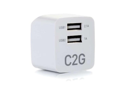 C2G Usb Ac Adapter 2.1A Dual Port