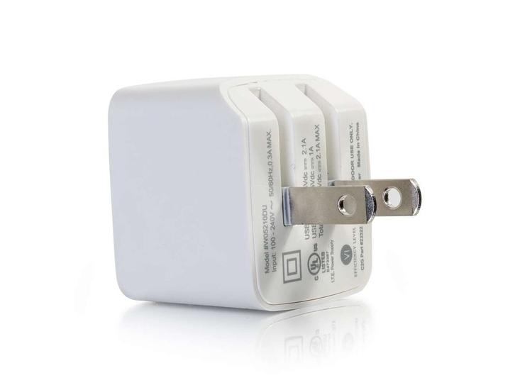 C2G Usb Ac Adapter 2.1A Dual Port