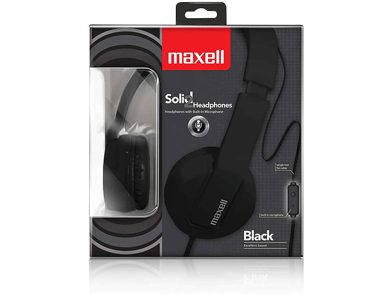 Casque Maxell Solid Noir