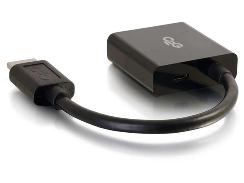 Adaptateur convertisseur HDMI vers VGA C2G noir
