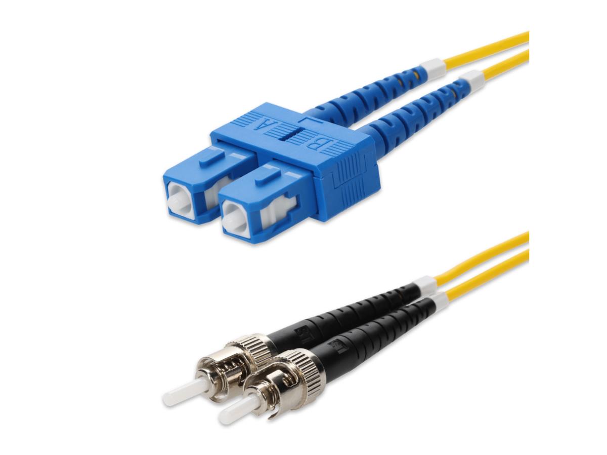 Add-On1M Sc To St Os2 Yellow Duplx Patch Cbl
