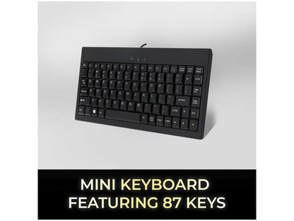 Black Usb-Ps/2Combo Mini Kybd Ledcap Num