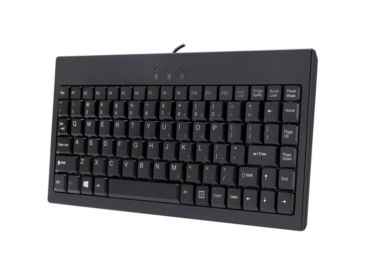 Black Usb-Ps/2Combo Mini Kybd Ledcap Num