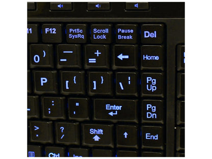 Illuminated Cmpct Kybd, Adj Brightness