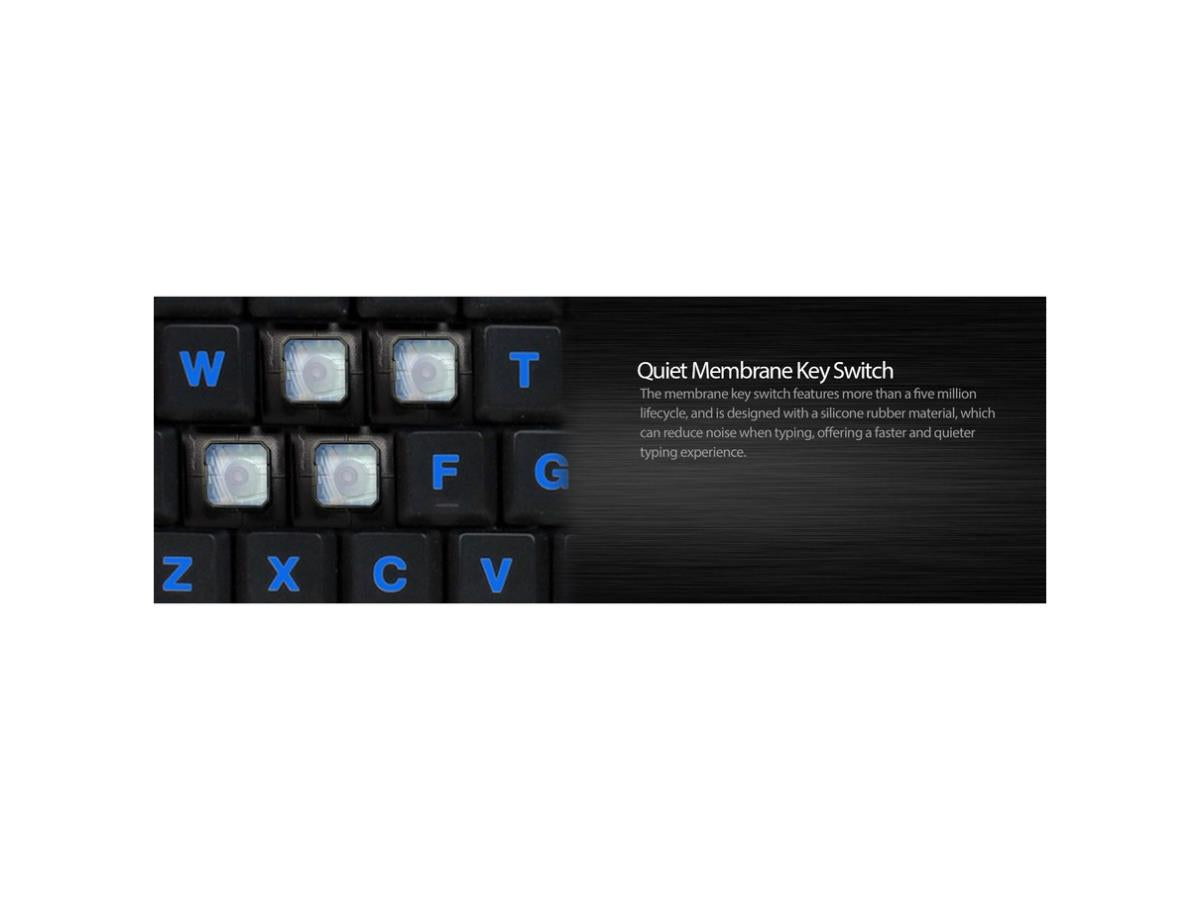 Illuminated Cmpct Kybd, Adj Brightness