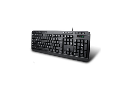Teclado Dt Mltmd Kybd con teclas de acceso rápido, negro Ps 2