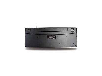 Teclado Dt Mltmd Kybd con teclas de acceso rápido, negro Ps 2