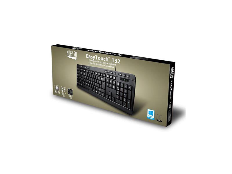 Teclado Dt Mltmd Kybd con teclas de acceso rápido, negro Ps 2