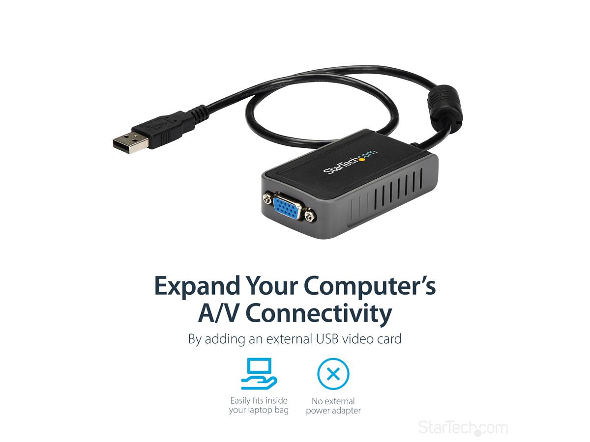 Usb 2.0 To Vga Adapter, Usb To Vga Monitor Converter For Windows,