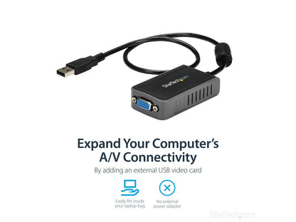 Usb 2.0 To Vga Adapter, Usb To Vga Monitor Converter For Windows,