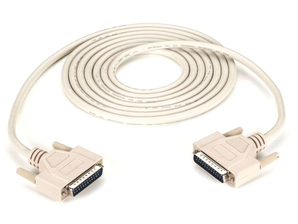 Cable de extensión DB25 de Black Box Corp, DB25 M/M, 3 m