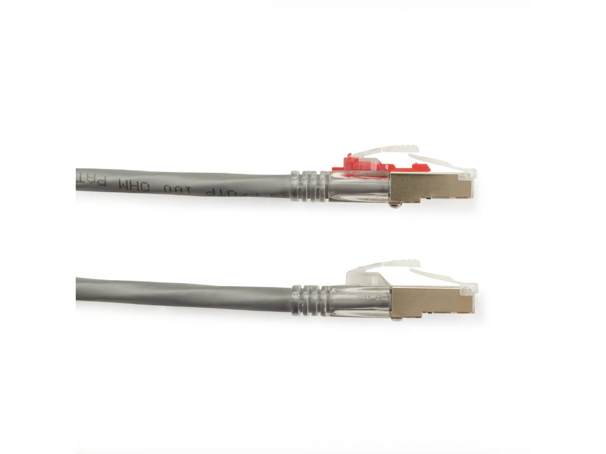 Black Box Corp Gigatrue 3 Cat6A Patch Cord Gray 3Ft