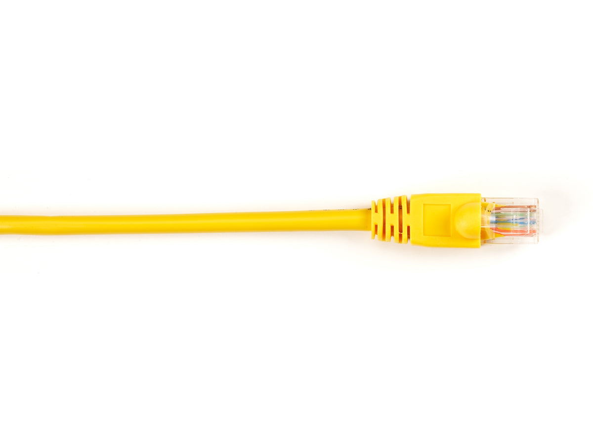 Black Box Corp Cat5E Molded Boot Patch Yellow 25Ft