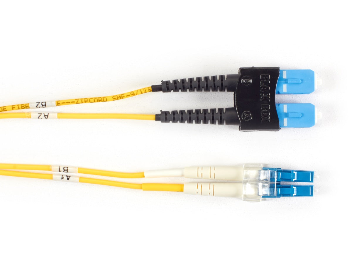 Black Box Corp 9-Micron Cable, Lc-Sc, Pvc, 15-M