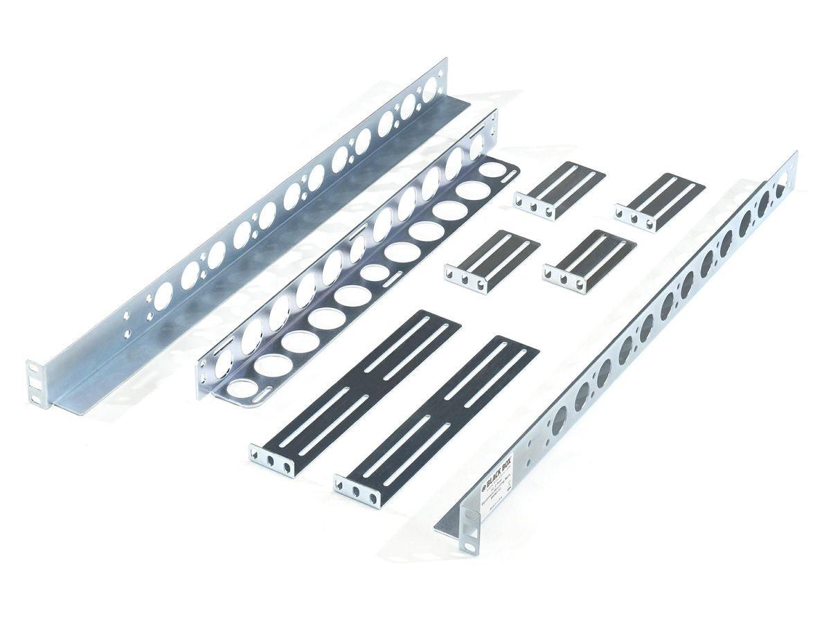 Black Box Corp Pment Mounting Rails, 1U, 2-Post Emr2-1U