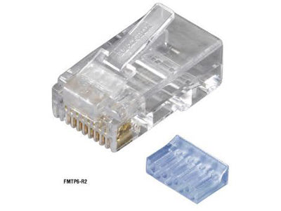 Fiche modulaire Black Box Corp., paquet de 100, Fmtp6S-100Pak